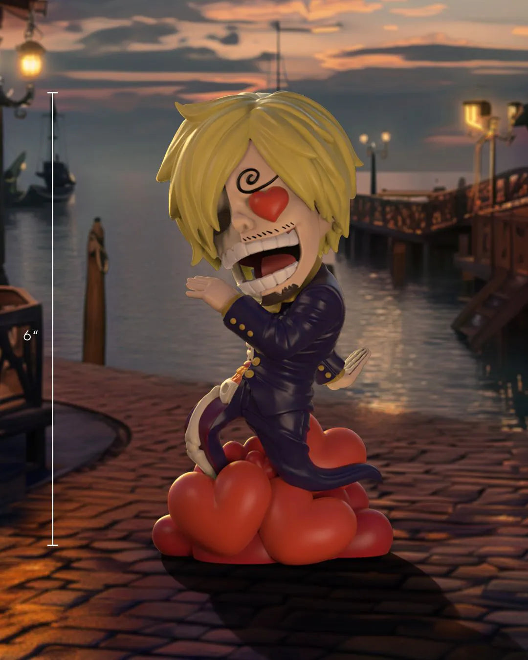 ONE PIECE - XXRAY WANTED SERIES - SANJI - STATUA 15CM - Immagine 2