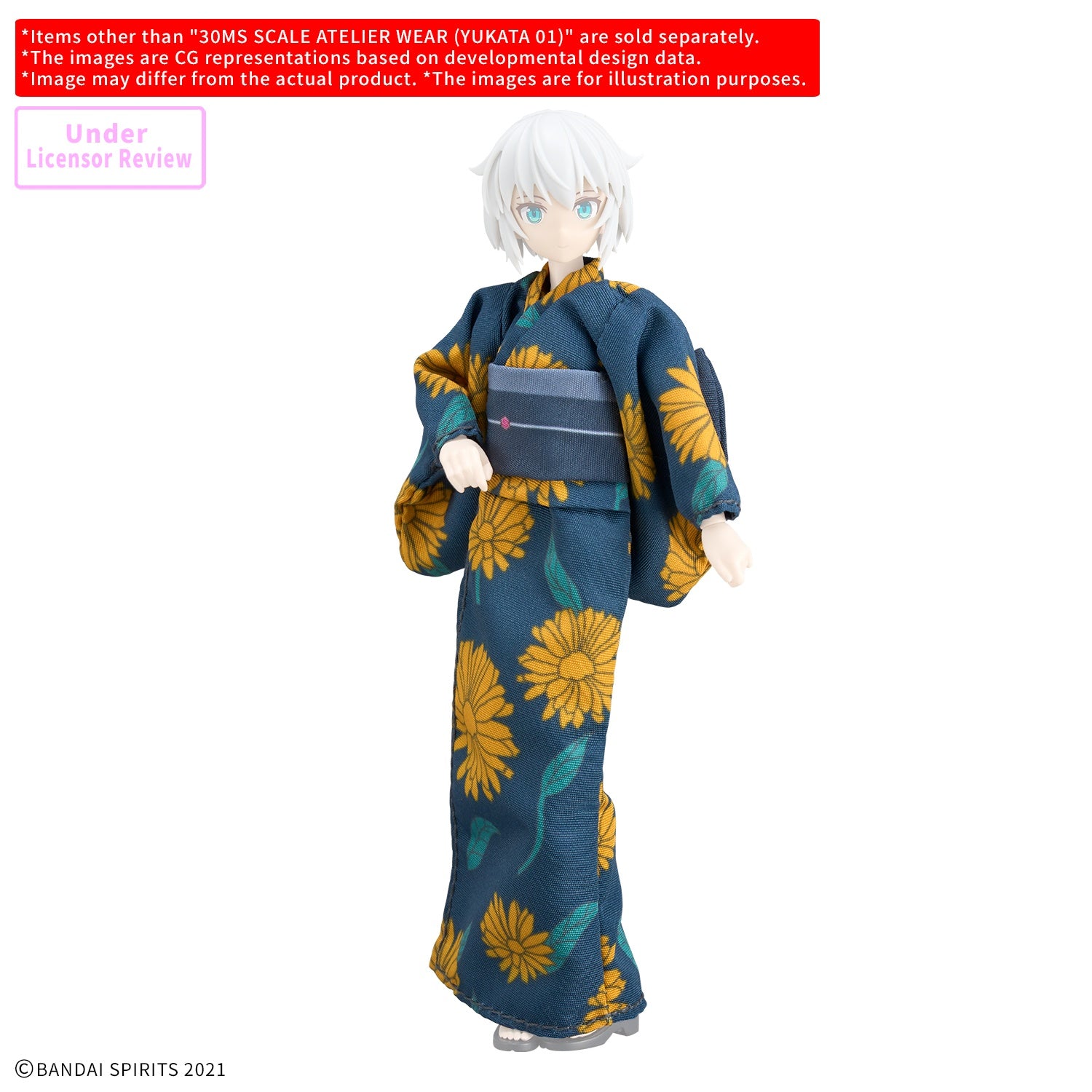 MK84461 - 30 MINUTES SISTERS - SCALE ATELIER WEAR (YUKATA 01) - MODEL KIT - Immagine 2