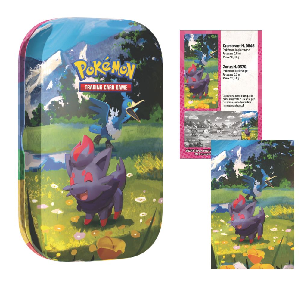 PK10318-I - POKEMON M2.5 MINI TIN DA COLLEZIONE MEGAEVOLUZIONE - ASCESA EROICA (IT) - DISPLAY 10 PEZZI - Immagine 5