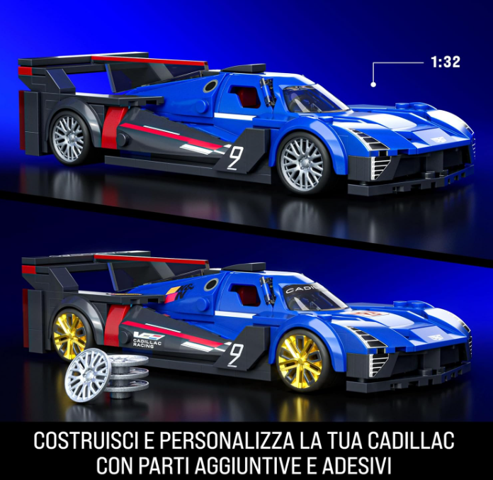 JFR89 - BRICK SHOP X HOT WHEELS - CADILLAC PROJECT GTP - SET DA COSTRUIRE - Immagine 2