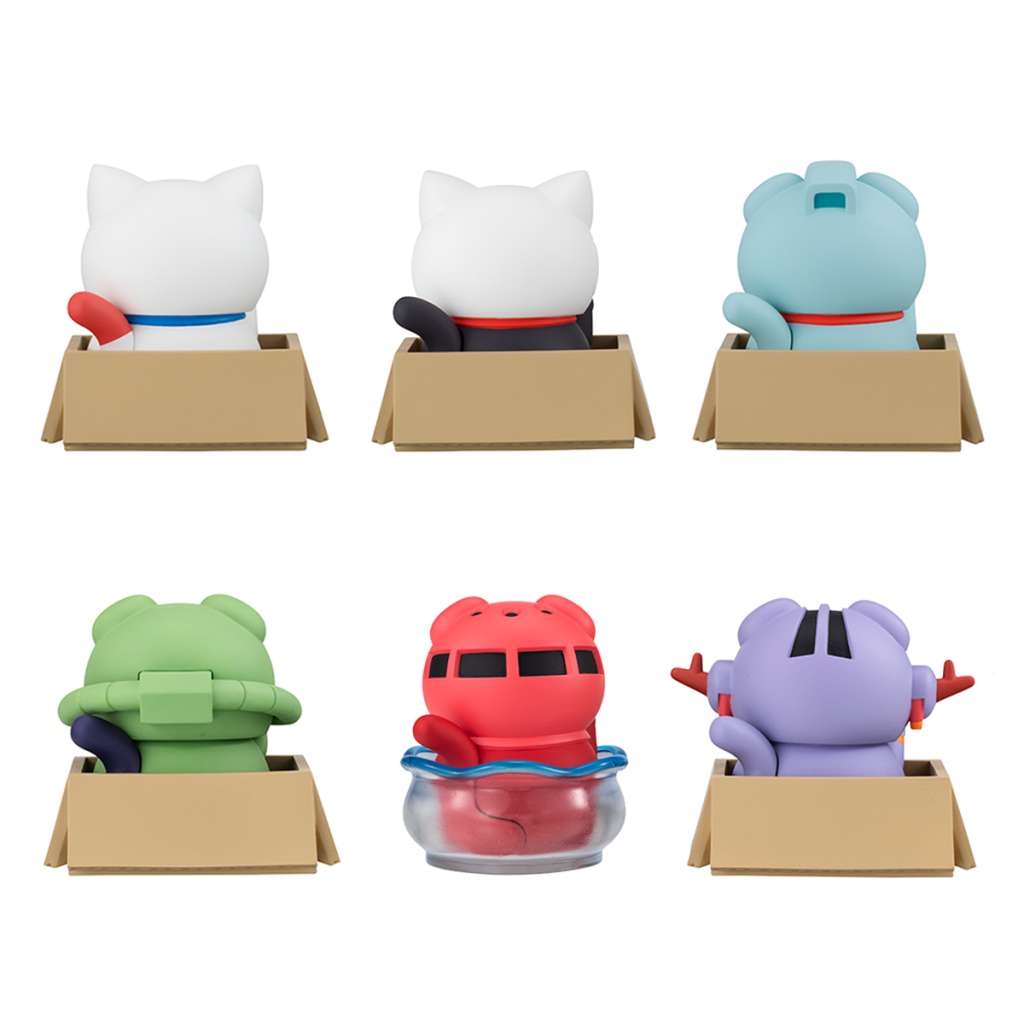 110812 - MOBILE SUIT GUNDAM - MEGA CAT PROJECT BLIND BOX (6PZ) - NYANDAM GUNDAM - Immagine 2