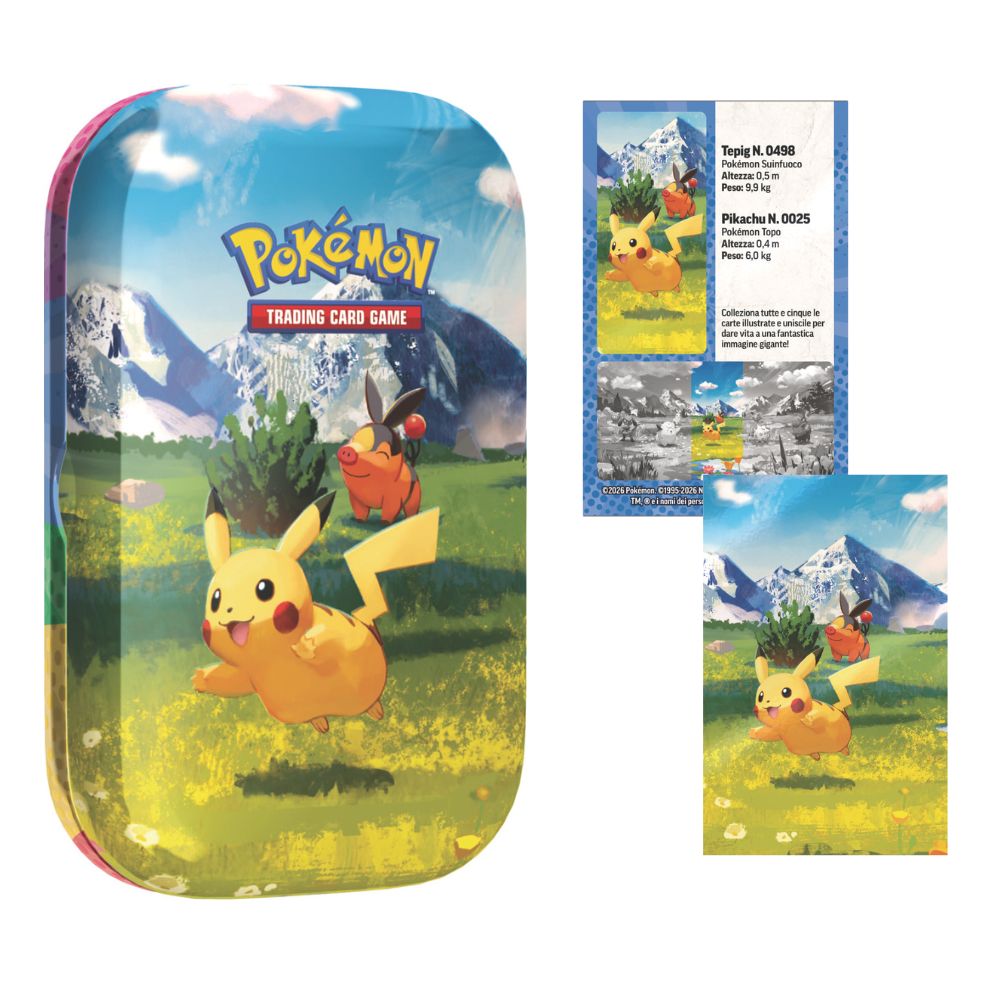 PK10318-I - POKEMON M2.5 MINI TIN DA COLLEZIONE MEGAEVOLUZIONE - ASCESA EROICA (IT) - Immagine 3