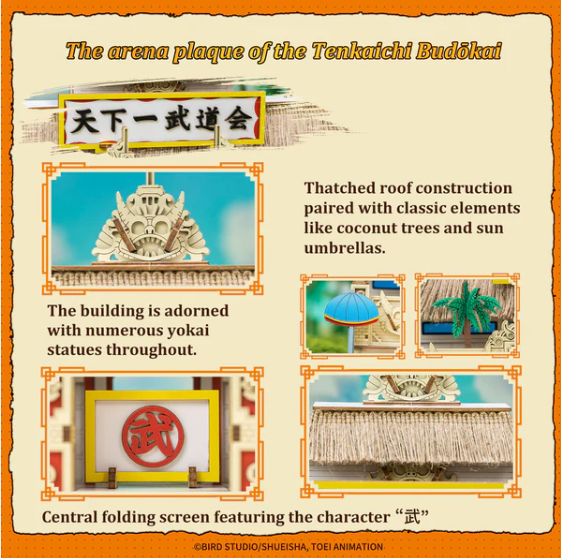 DRAGONBALL - TENKAICHI BUDOKAI - WOODEN SCENE - Immagine 4