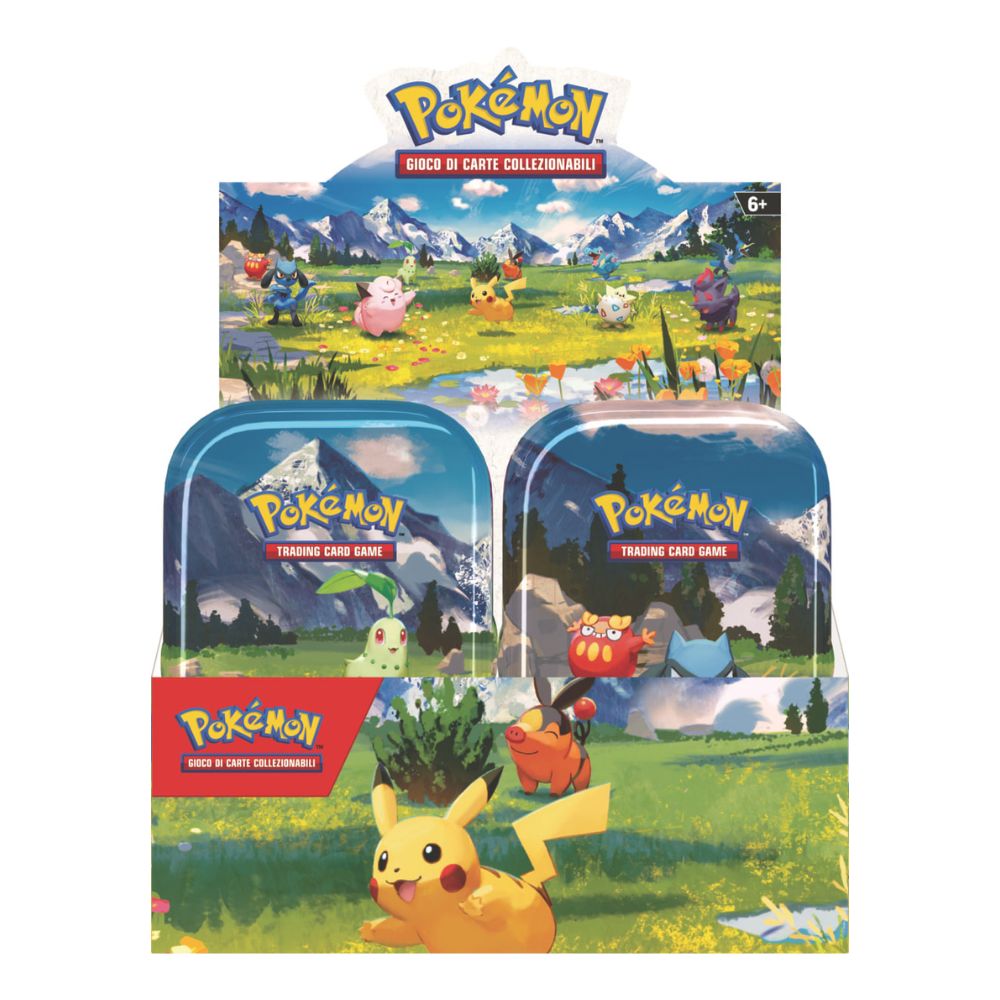 PK10318-I - POKEMON M2.5 MINI TIN DA COLLEZIONE MEGAEVOLUZIONE - ASCESA EROICA (IT) - DISPLAY 10 PEZZI - Immagine 2
