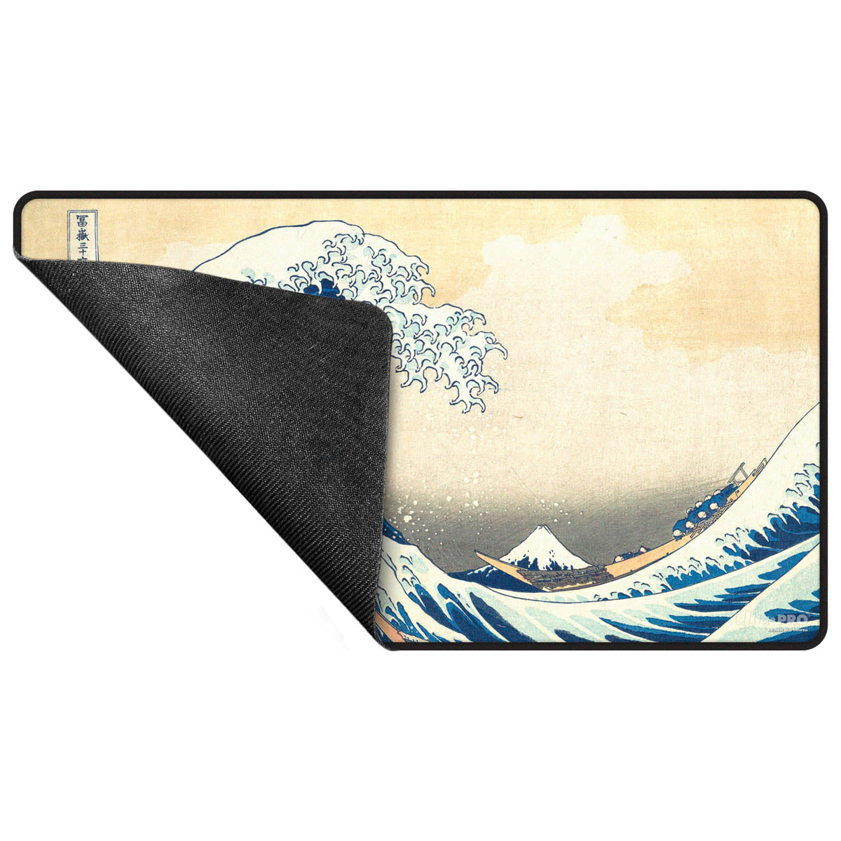 16602 - TAPPETINO - BLACK STITCHED PLAYMAT - THE GREAT WAVE OFF KANAGAWA - Immagine 2