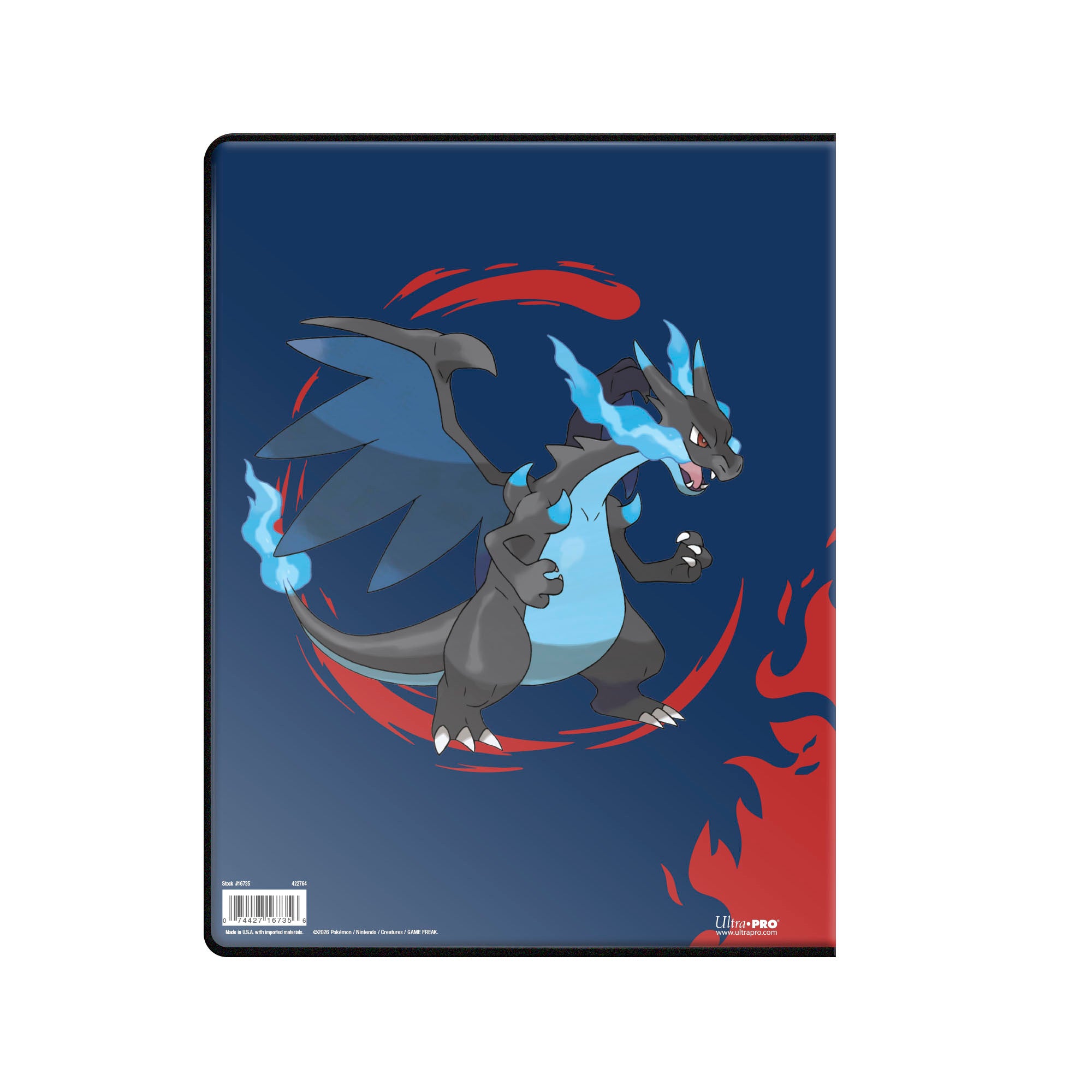 16735 - ALBUM 9 TASCHE PORTFOLIO - POKEMON - MEGA CHARIZARD X & Y - Immagine 2