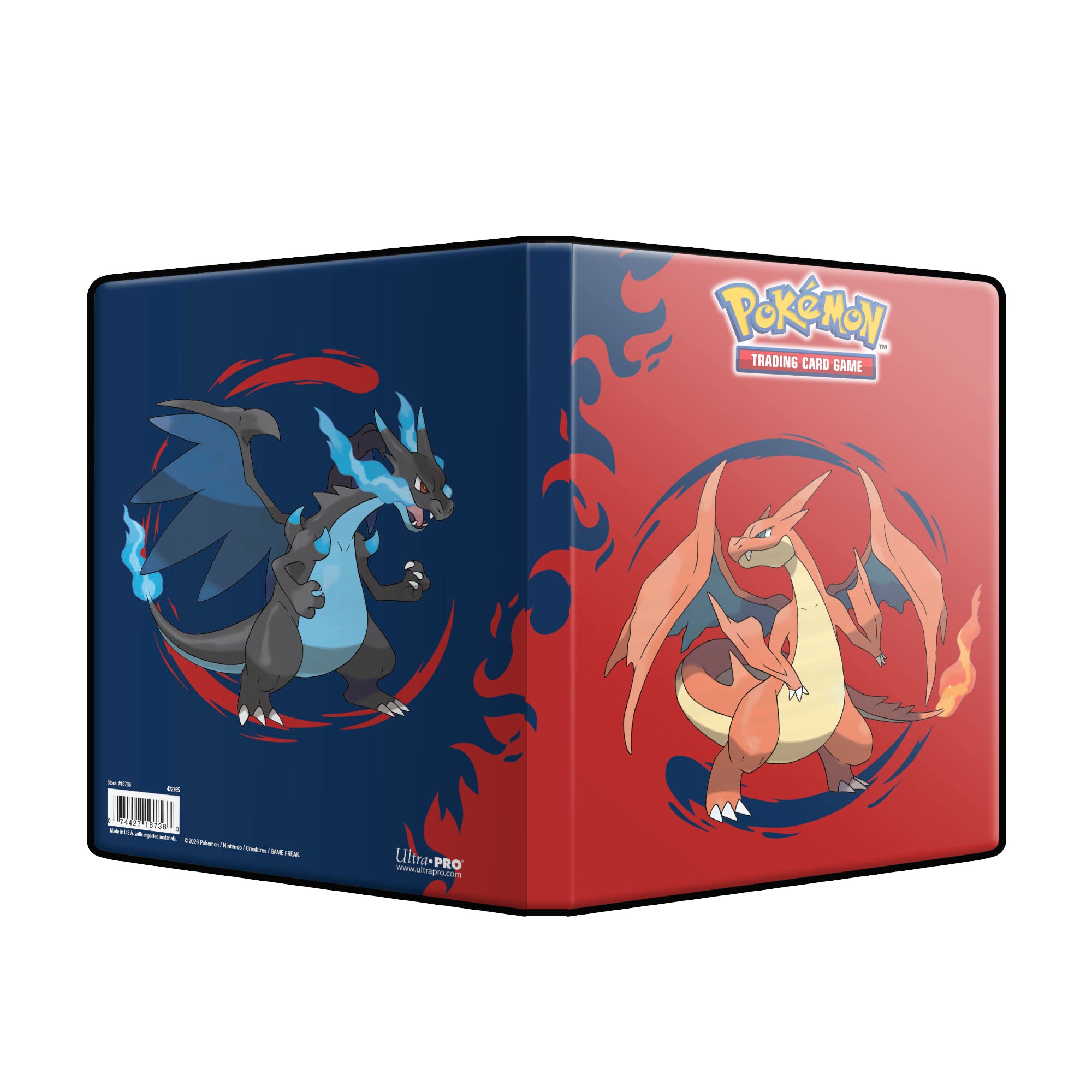 16736 - ALBUM 4 TASCHE PORTFOLIO - POKEMON - MEGA CHARIZARD X & Y - Immagine 5