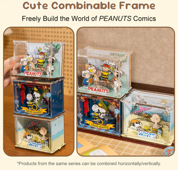 SNOOPY - DIY MINI SCENE - BASEBALL TIME - Immagine 7