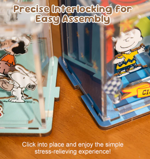 SNOOPY - DIY MINI SCENE - BASEBALL TIME - Immagine 8