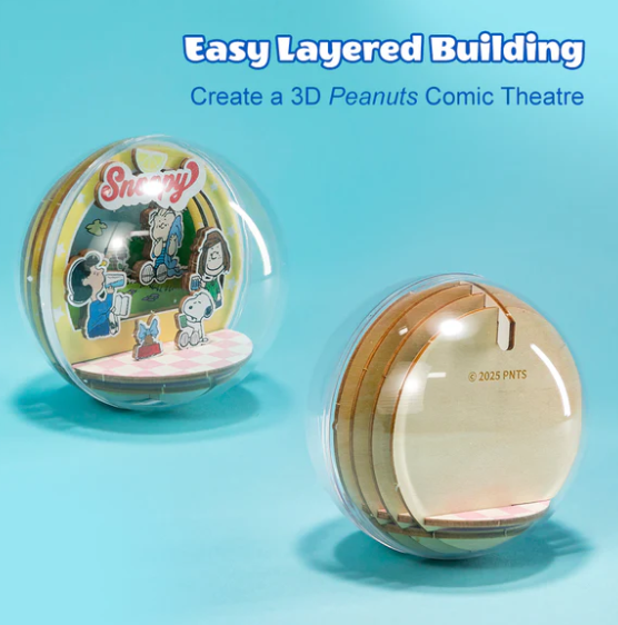 SNOOPY - GLOBE WOODEN THEATER - PICNIC PARTY - Immagine 5