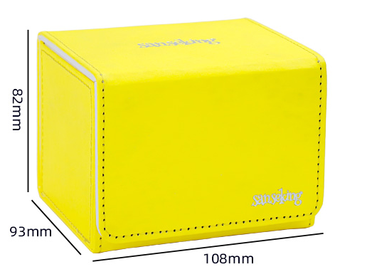 SANSEKING - TYVEK HORIZONTAL DECK BOX (130+ CARDS) - YELLOW - Immagine 4