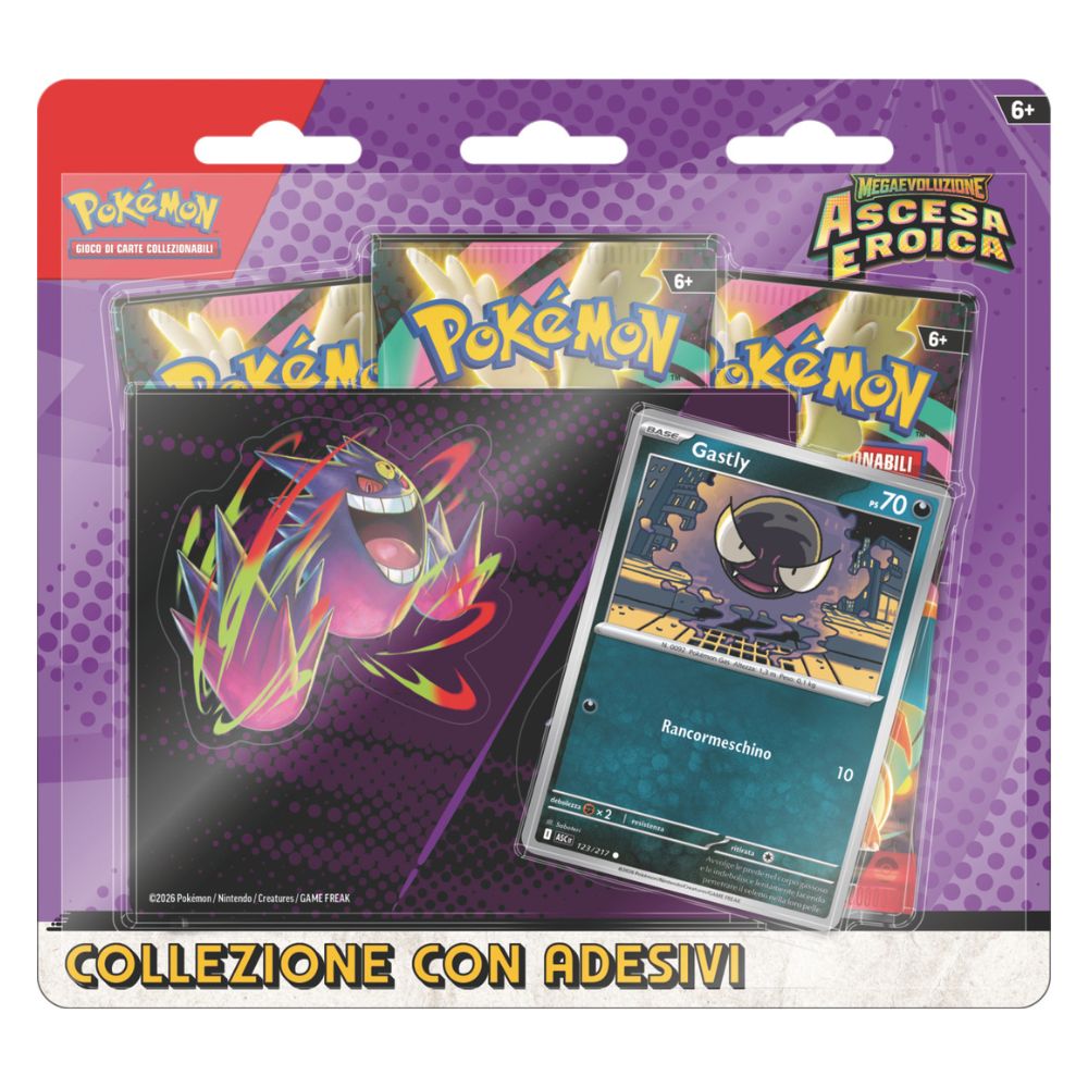 PK10314-I - POKEMON M2.5 COLLEZIONE CON ADESIVI MEGAEVOLUZIONE - ASCESA EROICA (IT) - Immagine 2