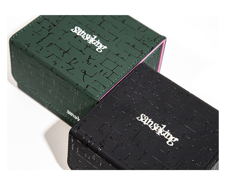 SANSEKING - PYRAMID DECK BOX (130+ CARDS) - TUTANKHAMUN'S EMERALD - Immagine 3