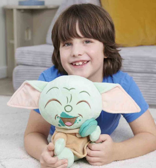 DISNEY - STAR WARS - PELUCHE - GROGU CON MACARON 25CM - PEZZO SINGOLO - Immagine 2