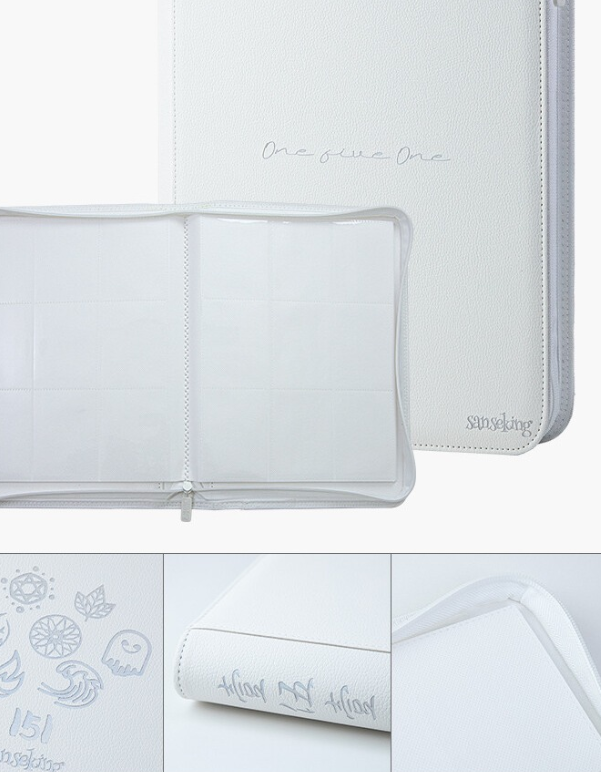 SANSEKING - 9-POCKET ZIP BINDER - 151 SERIES - 151 WHITE - Immagine 5