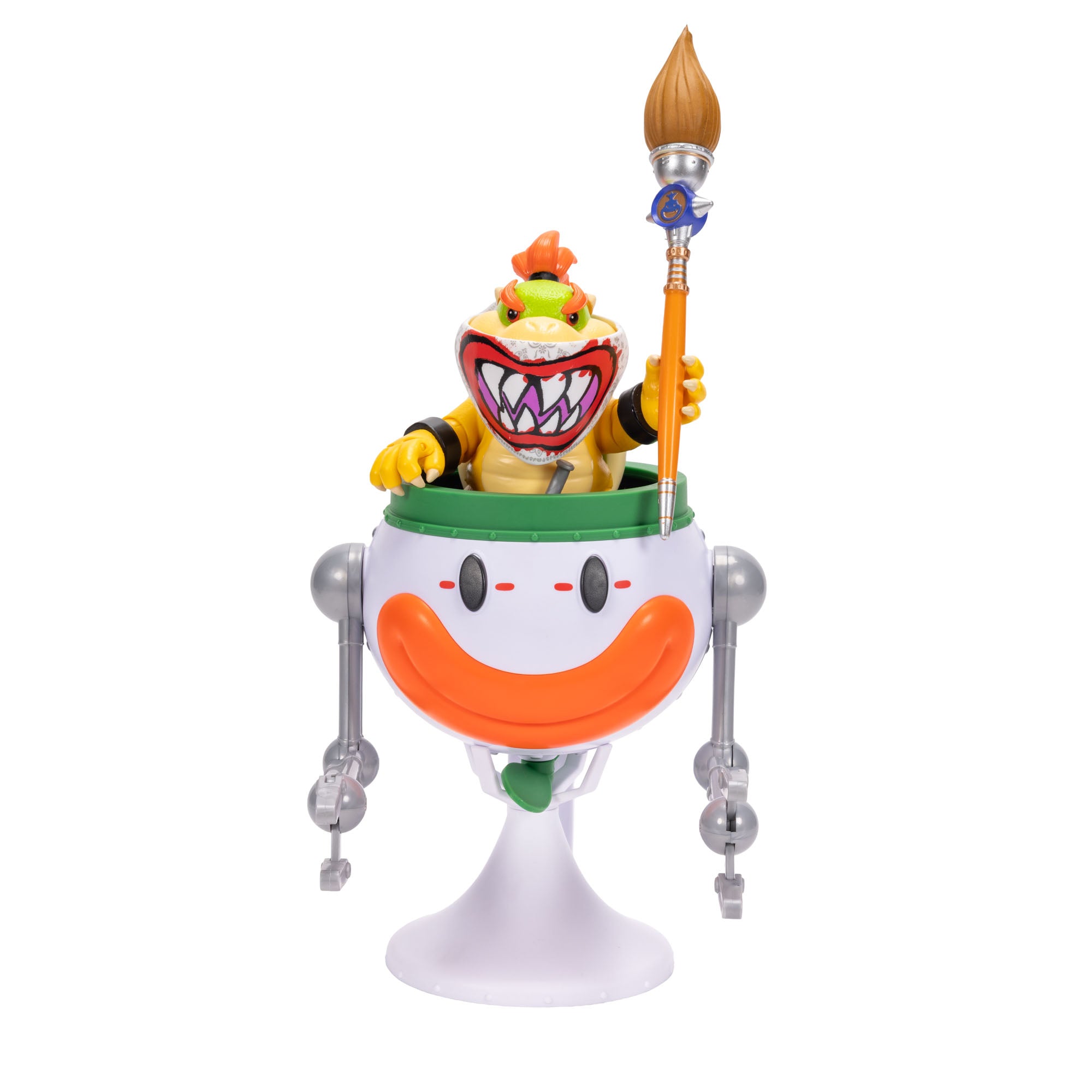 THE SUPER MARIO GALAXY MOVIE - BOWSER JR CLOWN CAR 13CM - Immagine 2