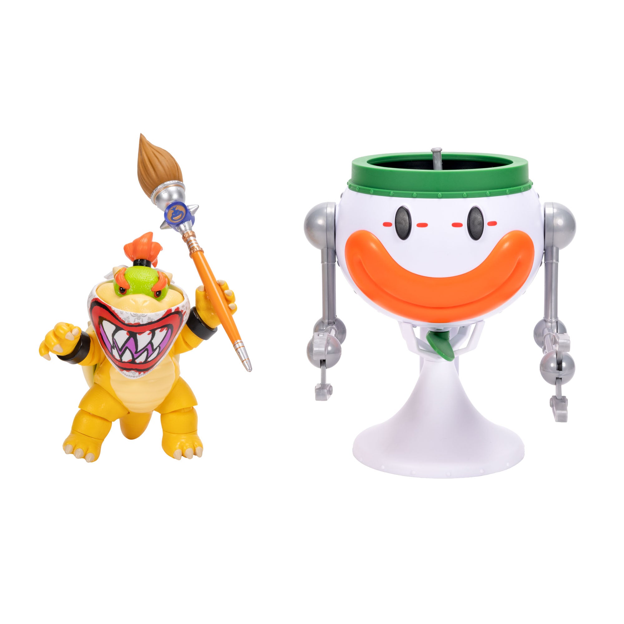 THE SUPER MARIO GALAXY MOVIE - BOWSER JR CLOWN CAR 13CM - Immagine 3