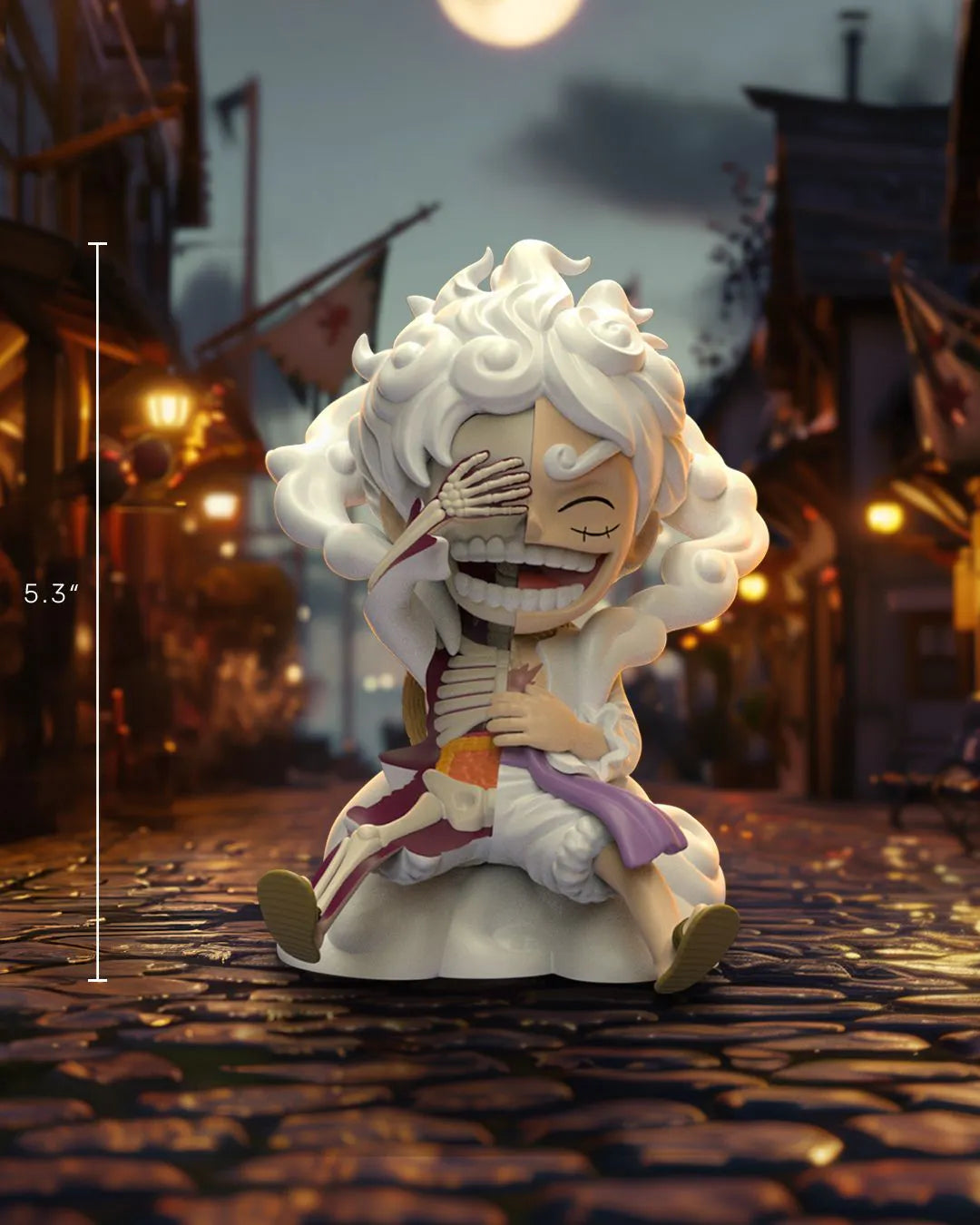 ONE PIECE - XXRAY WANTED SERIES - LUFFY GEAR 5 - STATUA 15CM - Immagine 2