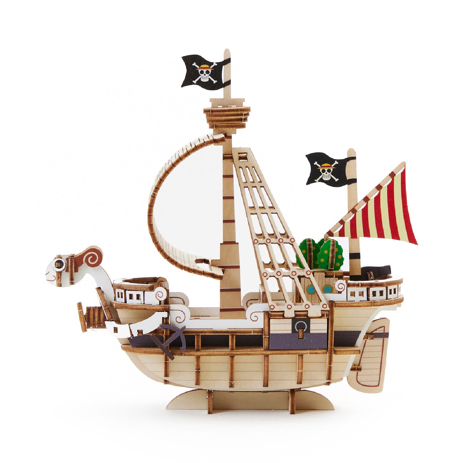 WB66002 - DIY PUZZLE BOAT - ONE PIECE - WA-GU-MI GOING MERRY - Immagine 3