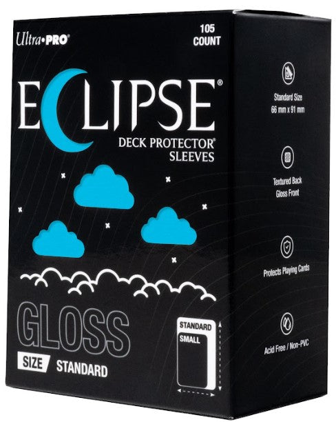 16703 - 105 ECLIPSE DECK PROTECTOR SLEEVES - STANDARD - GLOSS - SKY BLUE - Immagine 2