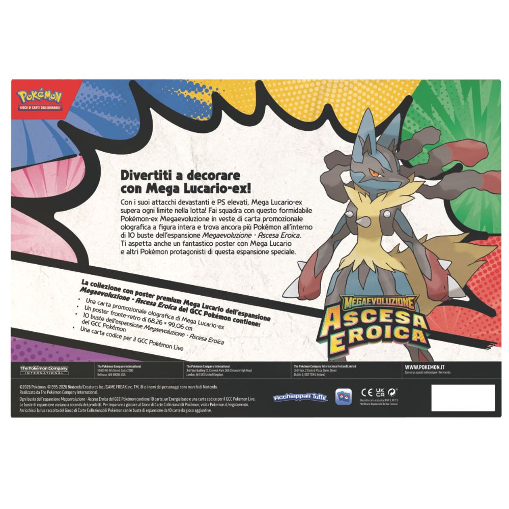 PK10302-I - POKEMON M2.5 COLLEZIONE POSTER PREMIUM MEGA LUCARIO E MEGA GARDEVOIR(IT) - Immagine 5