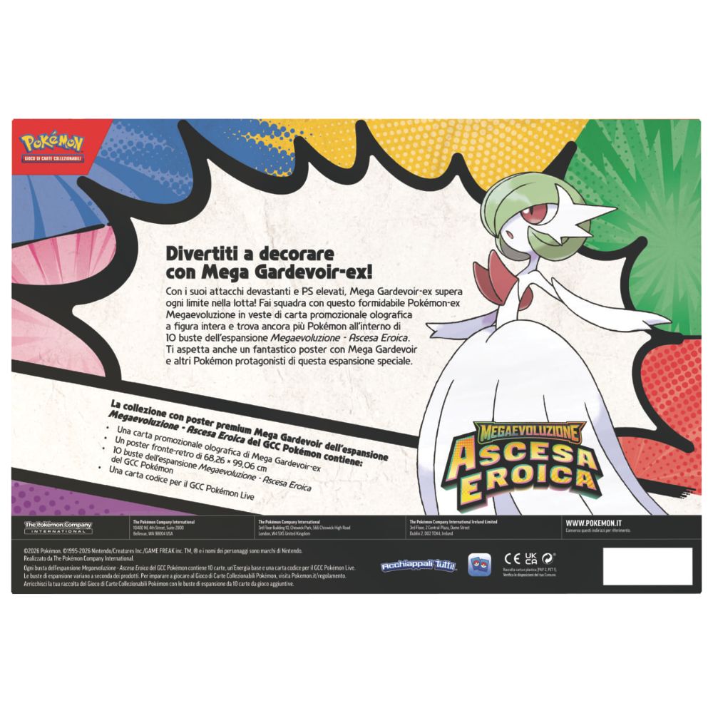 PK10302-I - POKEMON M2.5 COLLEZIONE POSTER PREMIUM MEGA LUCARIO E MEGA GARDEVOIR(IT) - Immagine 6