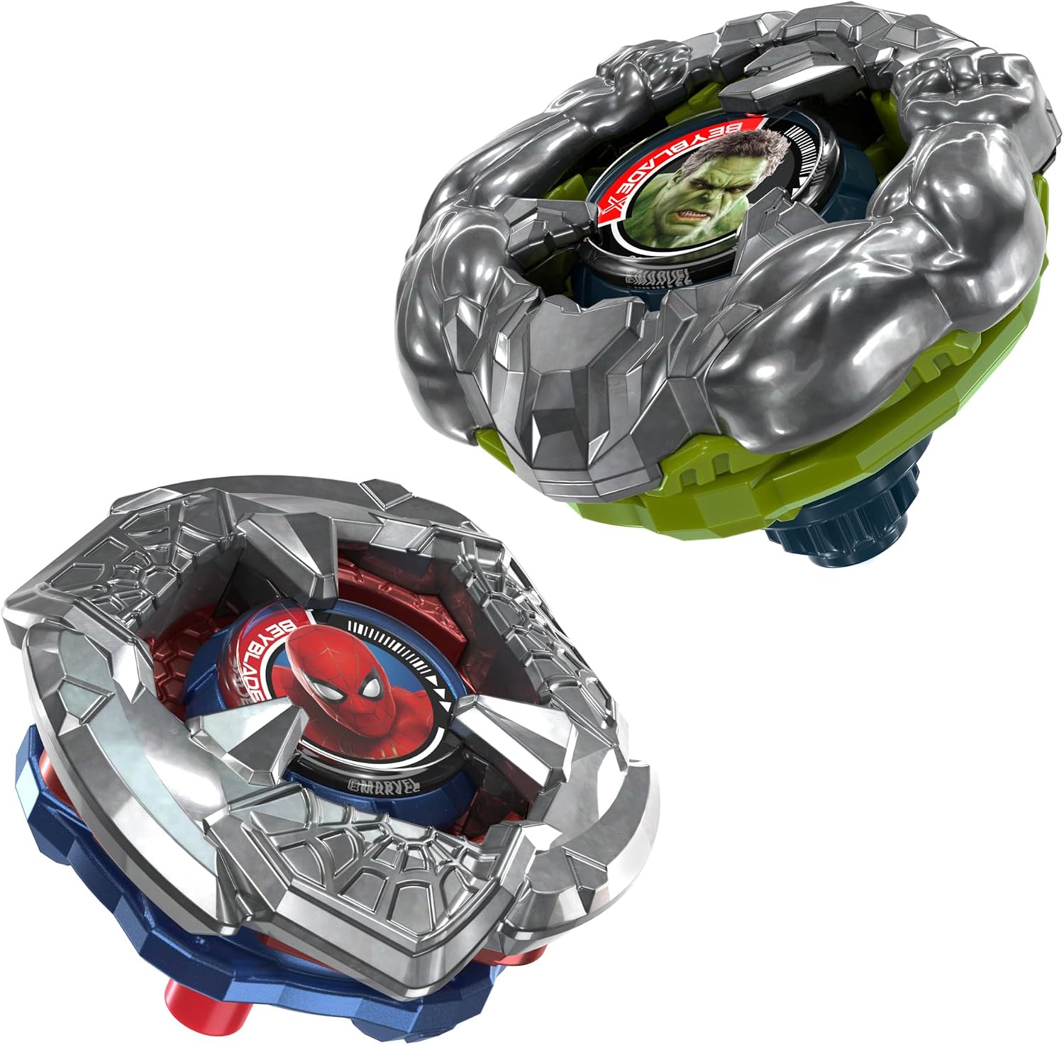 BEYBLADE-X - SPIDER-MAN BND DUAL PACK - SPIDER-MAN 6-60R & HULK 3-85N - Immagine 2
