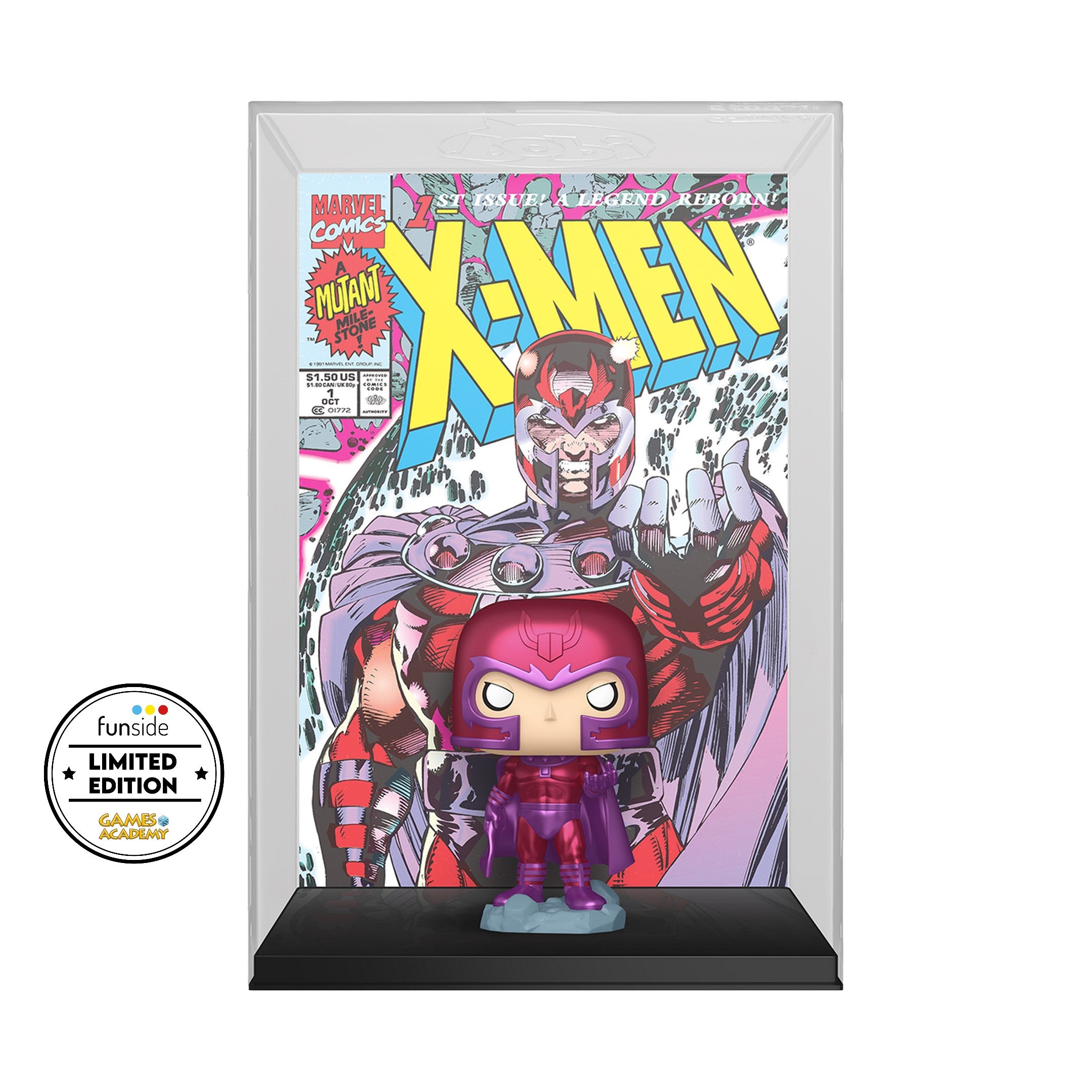 MARVEL - POP FUNKO COMIC COVERS VINYL FIGURE 21 MAGNETO X-MEN #1 9CM GA EXCL