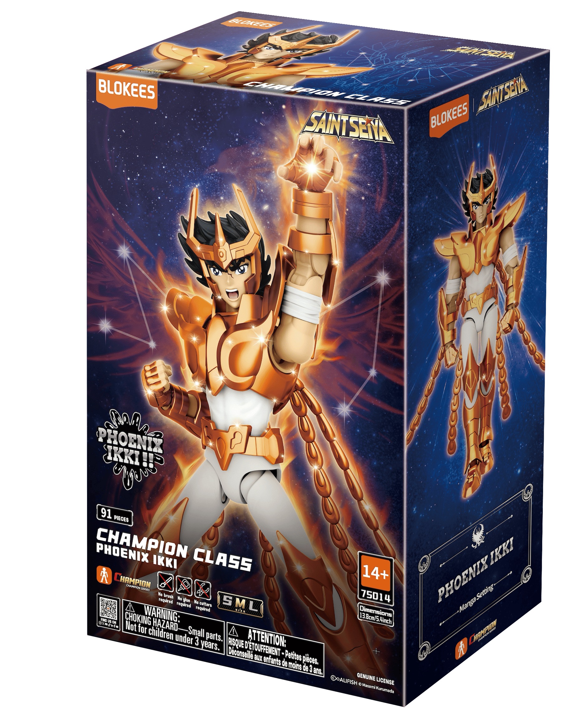 SAINT SEIYA - CHAMPION CLASS - PHOENIX IKKI 12 - MODEL KIT - Immagine 5