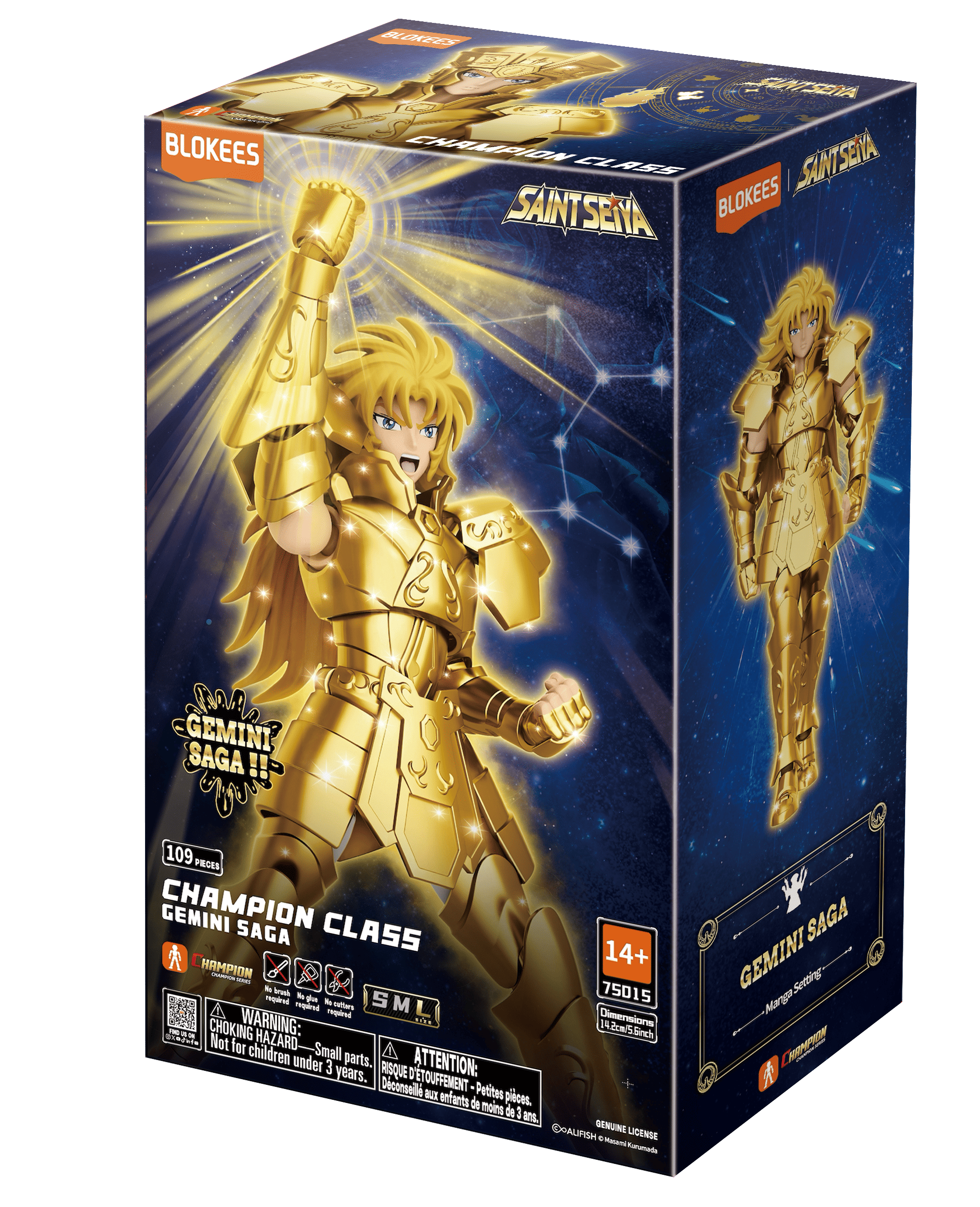 SAINT SEIYA - CHAMPION CLASS - GEMINI SAGA 13 - MODEL KIT - Immagine 5
