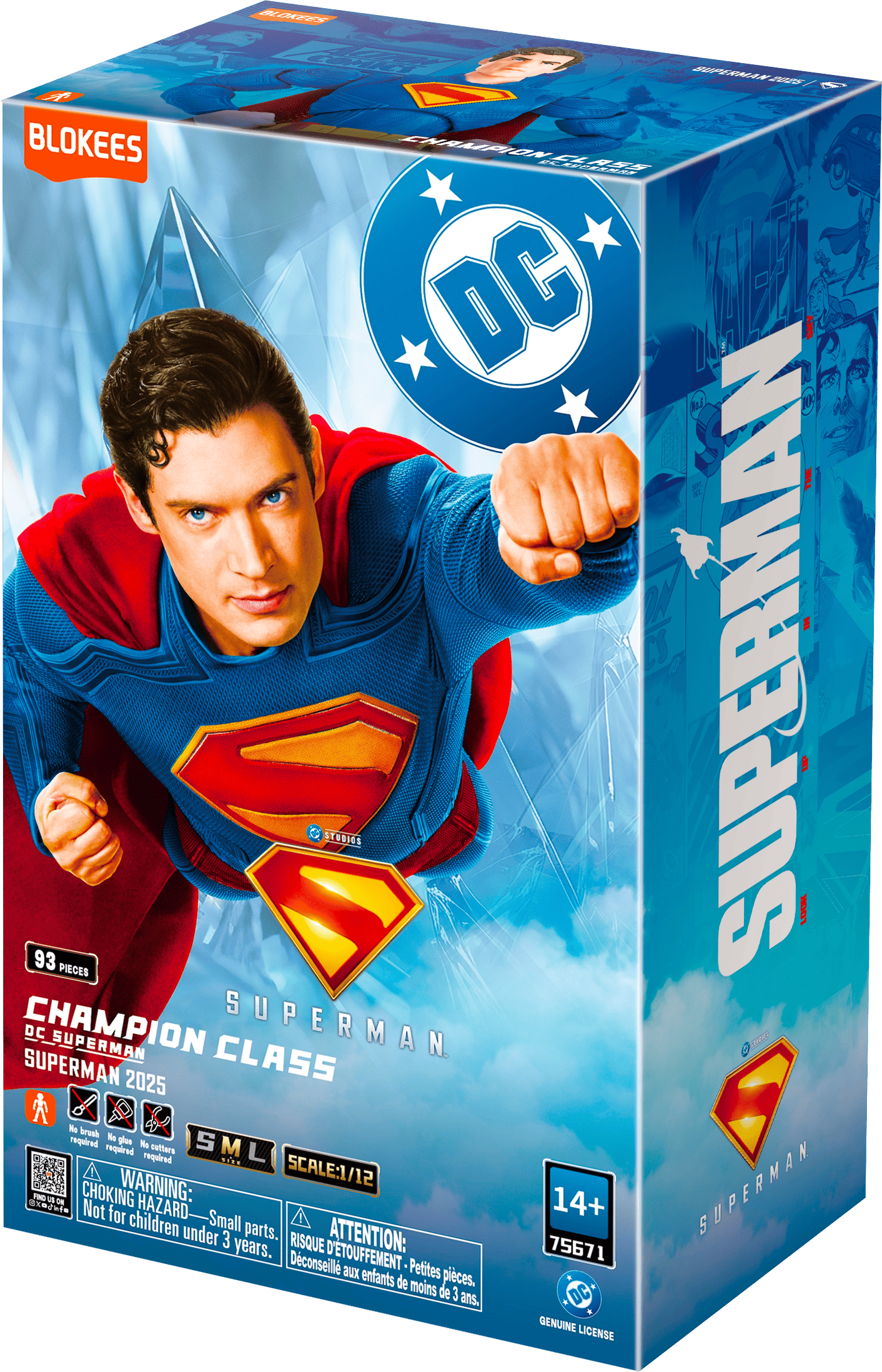 DC - CHAMPION CLASS 01 - SUPERMAN (MOVIE 2025) - MODEL KIT - Immagine 3