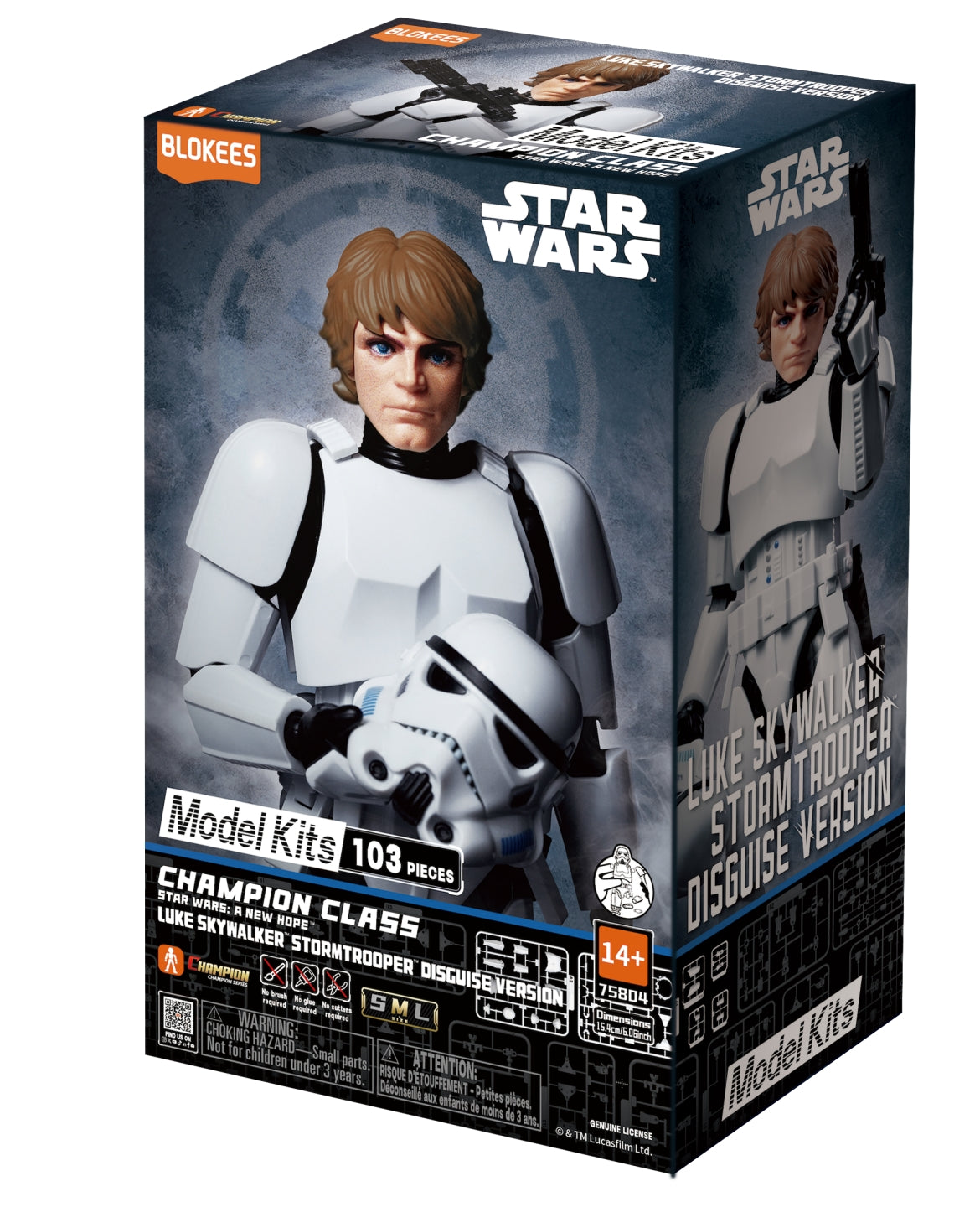 STAR WARS - CHAMPION CLASS 04 - LUKE SKYWALKER (DISGUISE VERSION) EP IV: A NEW HOPE - MODEL KIT - Immagine 3