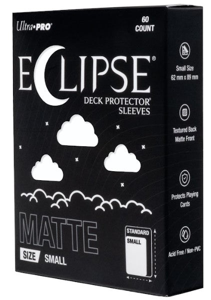 16691 - 60 ECLIPSE DECK PROTECTOR SLEEVES - SMALL - MATTE - ARCTIC WHITE - Immagine 2