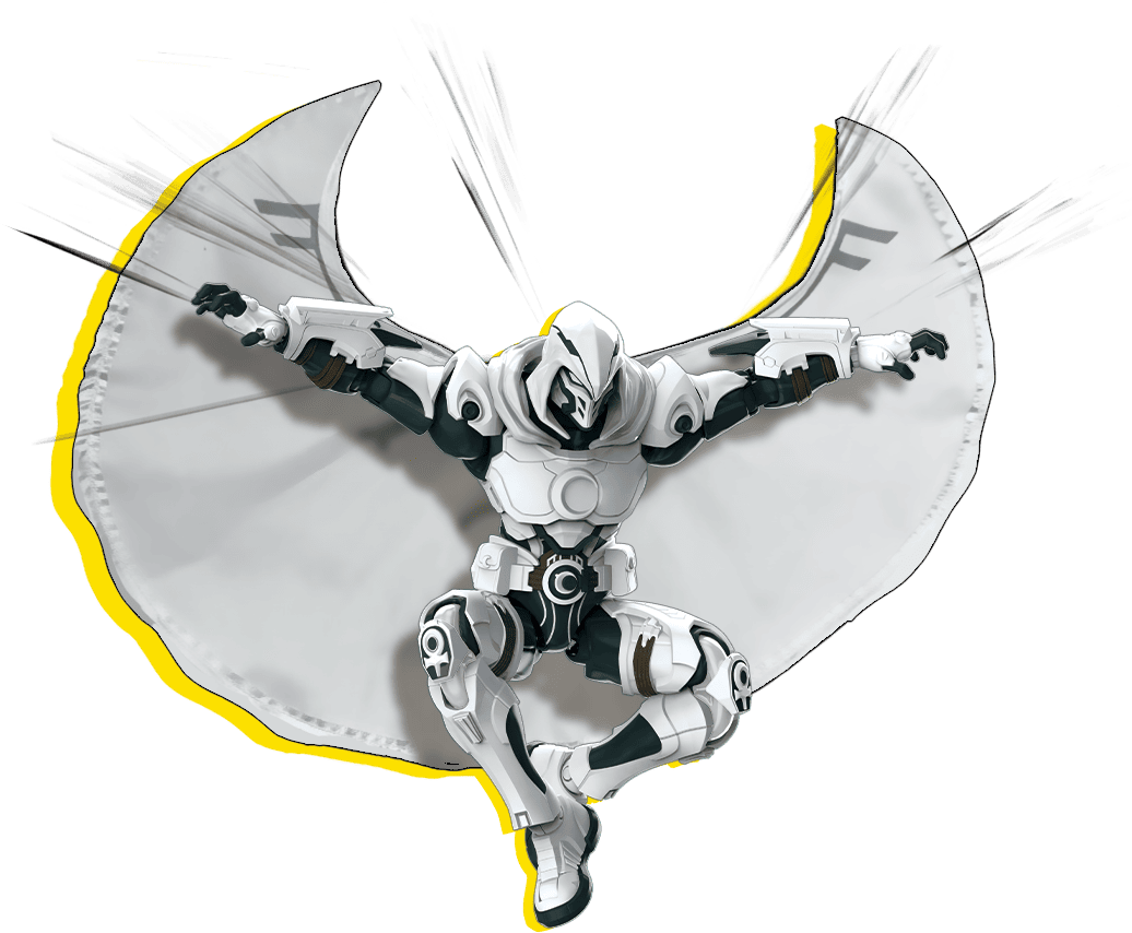 MARVEL RIVALS - CHAMPION CLASS 10 MOON KNIGHT - MODEL KIT - Immagine 3