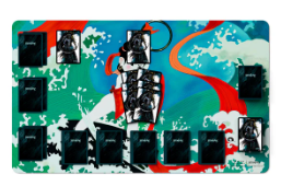 SANSEKING - PLAYMAT - NEZHA WREAKS HAVOC IN THE CRYSTAL PALACE - Immagine 2