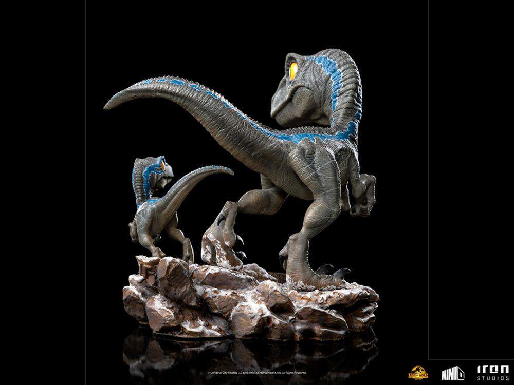 JURASSIC WORLD - MINICO FIGURE - BLUE AND BETA - STATUA 13CM - Immagine 3