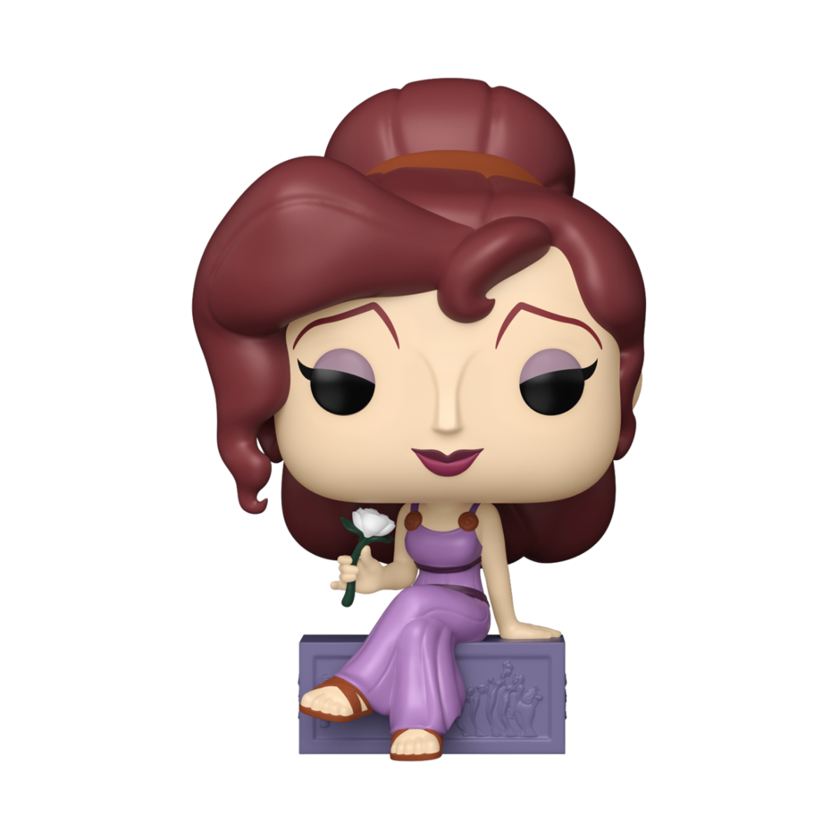 DISNEY - HERCULES 25TH ANNIVERSARY - POP FUNKO VINYL FIGURE 1667 MEG WITH FLOWER 9CM - Immagine 2