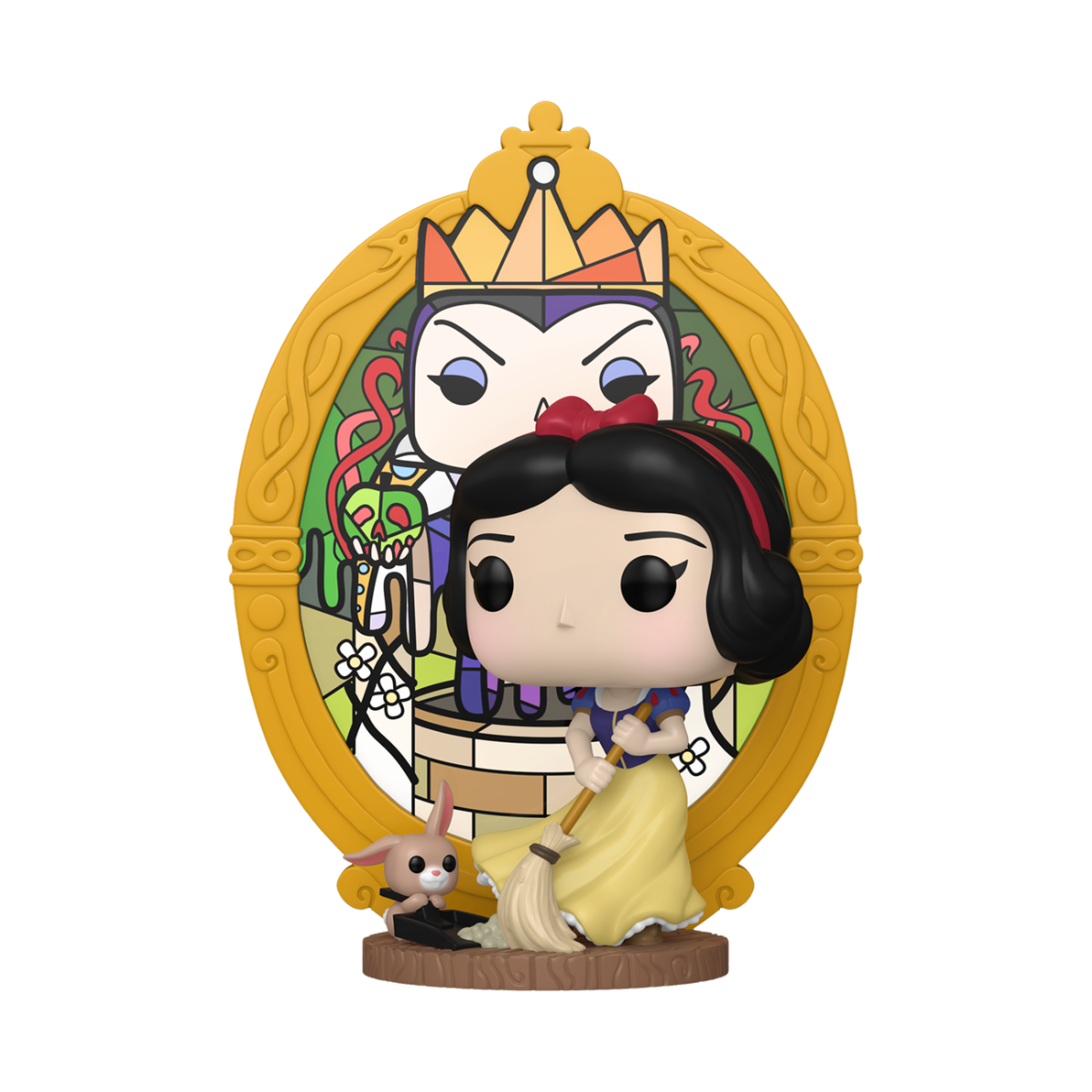 DISNEY PRINCESS- STAINED GLASS S1 - POP FUNKO DELUXE VINYL FIGURE 1694 SNOW WHITE (GLASS) - Immagine 2