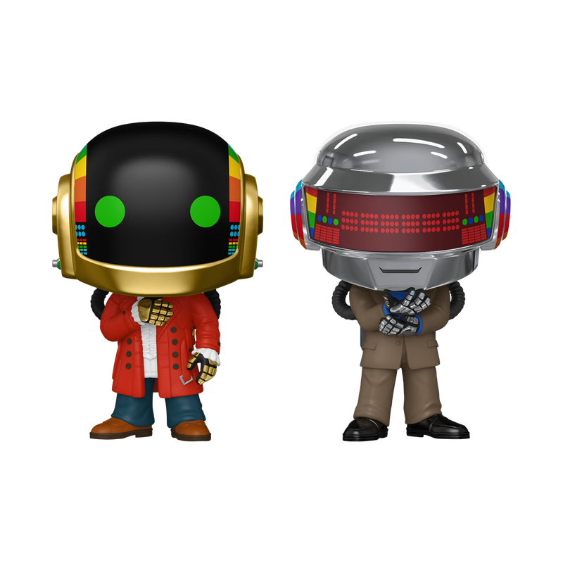 DAFT PUNK S1 - POP FUNKO VINYL FIGURE 2-PACK - DAFT PUNK DISCOVERY ERA 9CM - Immagine 2