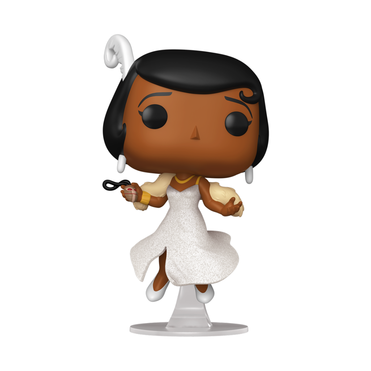 DISNEY: THE PRINCESS AND THE FROG - POP FUNKO VINYL FIGURE 1672 TIANA (WITH GLITTER) 9CM - Immagine 2