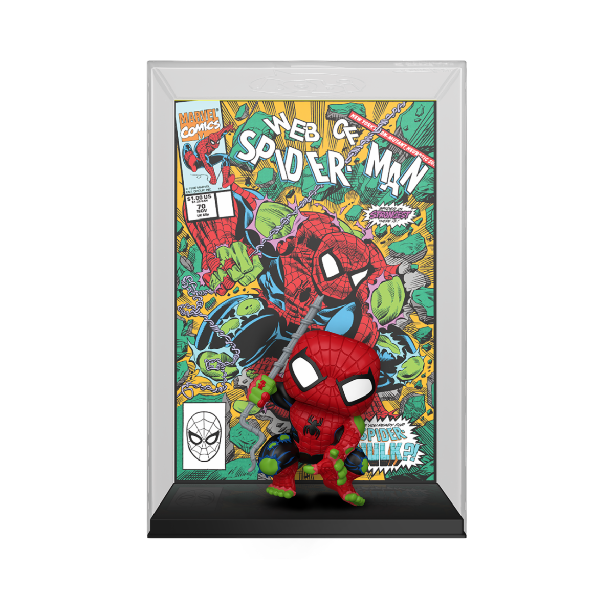 Q1 2026 MARVEL COMIC COVER S1 - POP FUNKO COMIC COVER VINYL FIGURE 79 SPIDER-HULK 9CM - Immagine 2