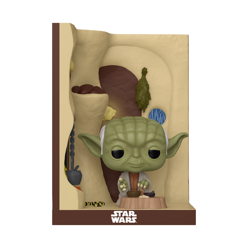 STAR WARS - POP FUNKO NOOK VINYL FIGURE - YODA IN HIS HUTT 9CM - Immagine 2