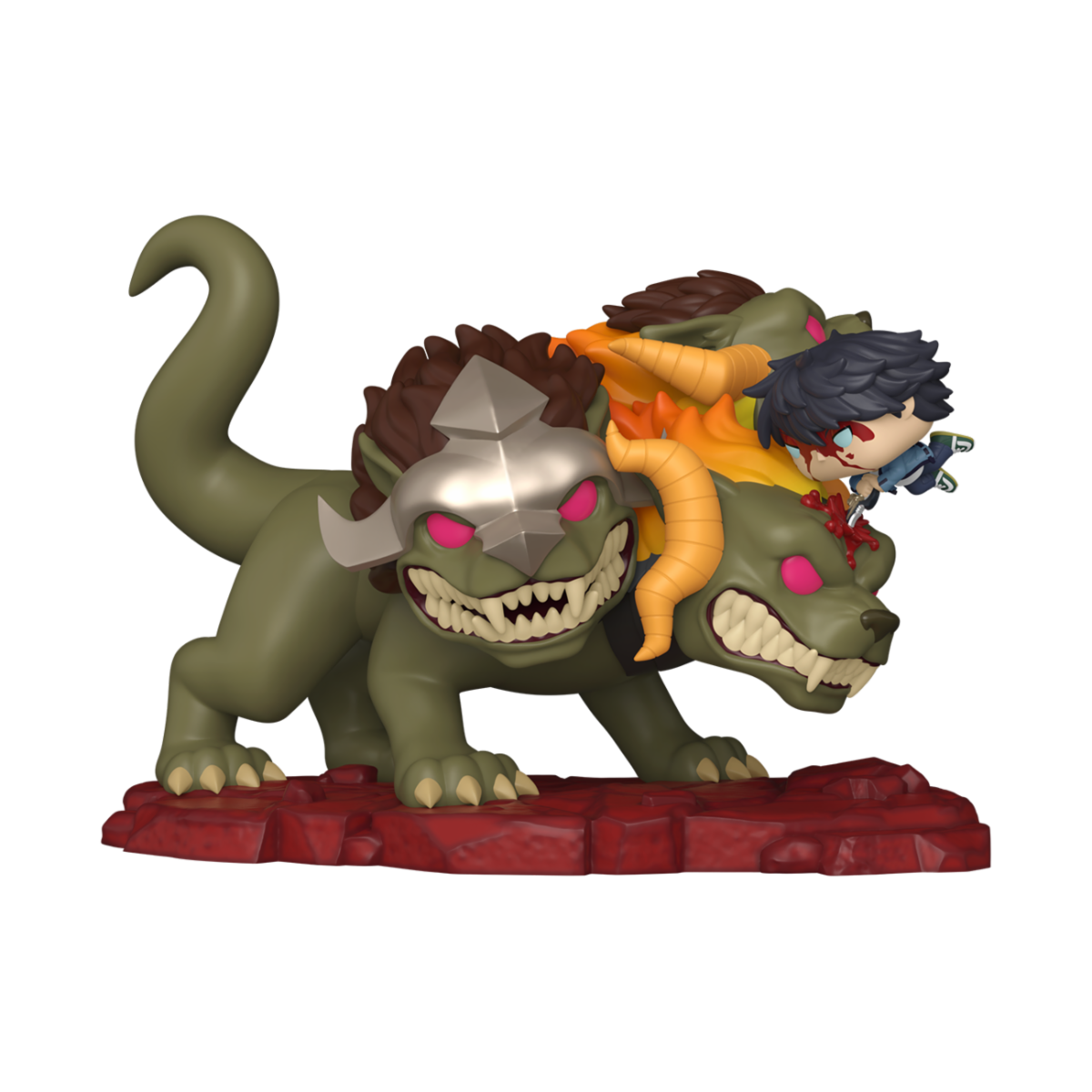 SOLO LEVELING S2 - POP FUNKO DELUXE VINYL FIGURE 2272 SUNG JINWOO VS CERBERUS - Immagine 2