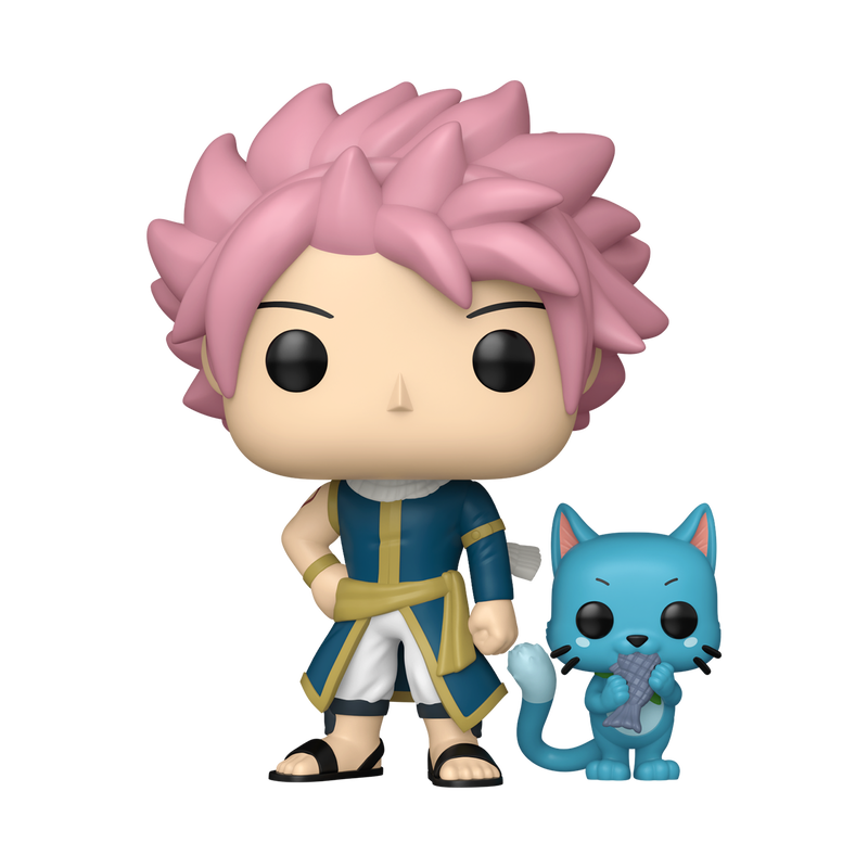 FAIRY TAIL S5 - POP FUNKO VINYL FIGURE 2285 NATSU WITH HAPPY 9CM - Immagine 2