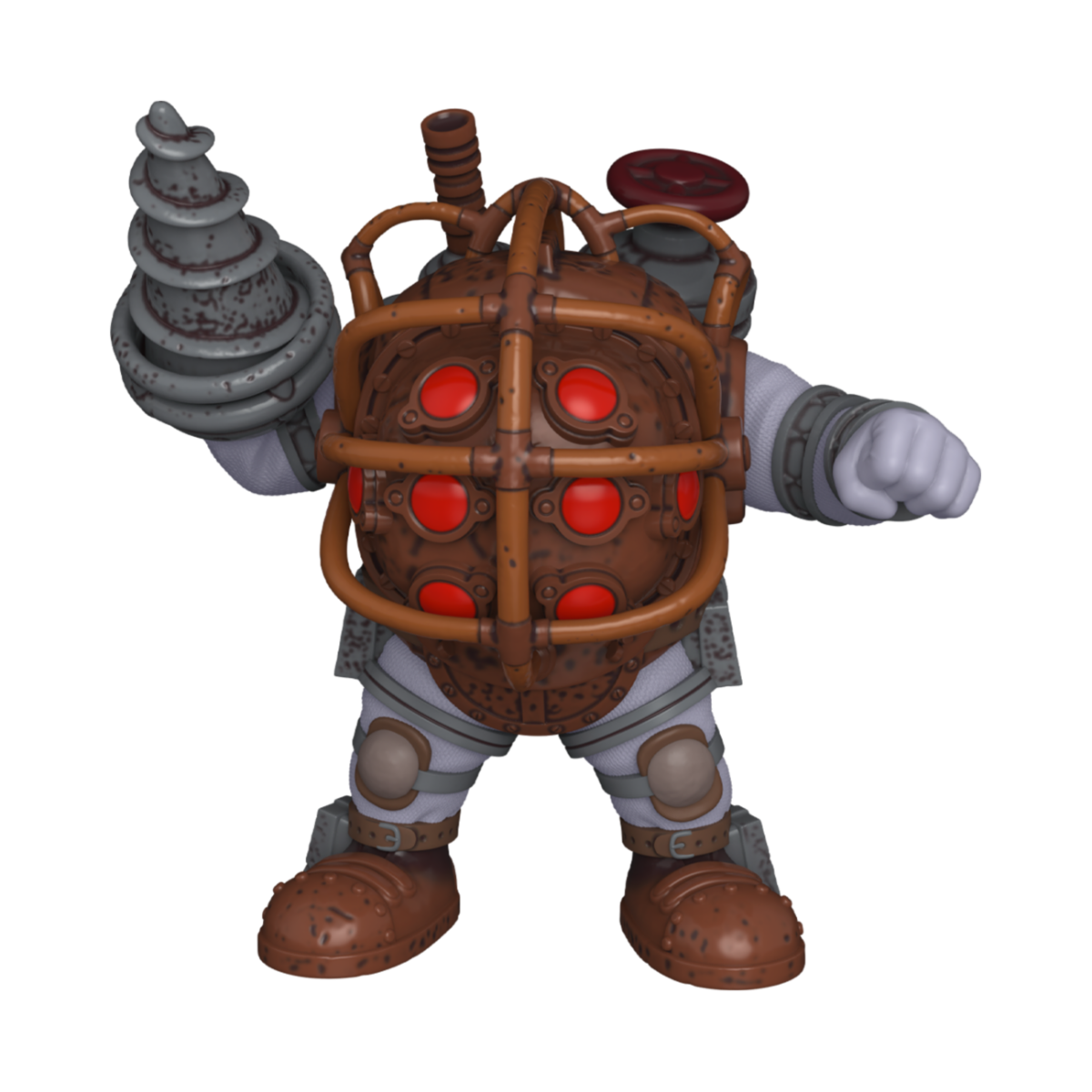 BIOSHOCK S3 - POP FUNKO SUPER VINYL FIGURE 1145 BOUNCER BIG DADDY 15CM - Immagine 2