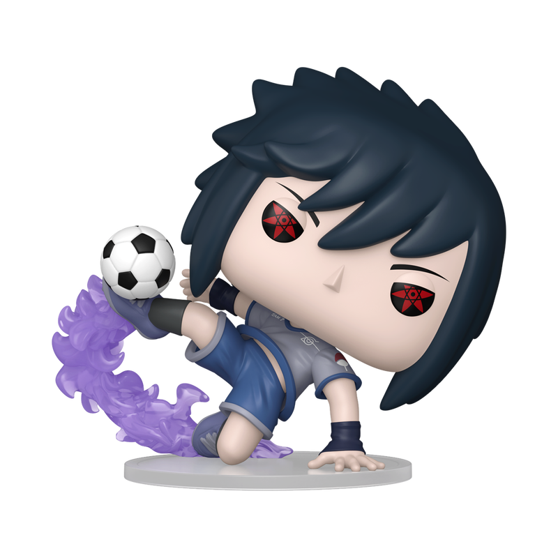NARUTO 2026 SOCCER - POP FUNKO VINYL FIGURE 2339 SASUKE UCHIHA 9CM - Immagine 2