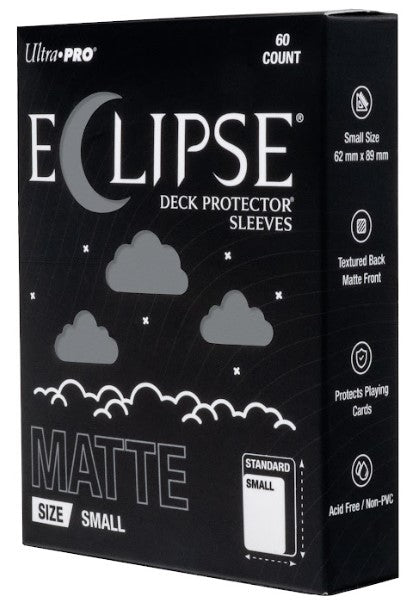16699 - 60 ECLIPSE DECK PROTECTOR SLEEVES - SMALL - MATTE - SMOKE GREY - Immagine 2