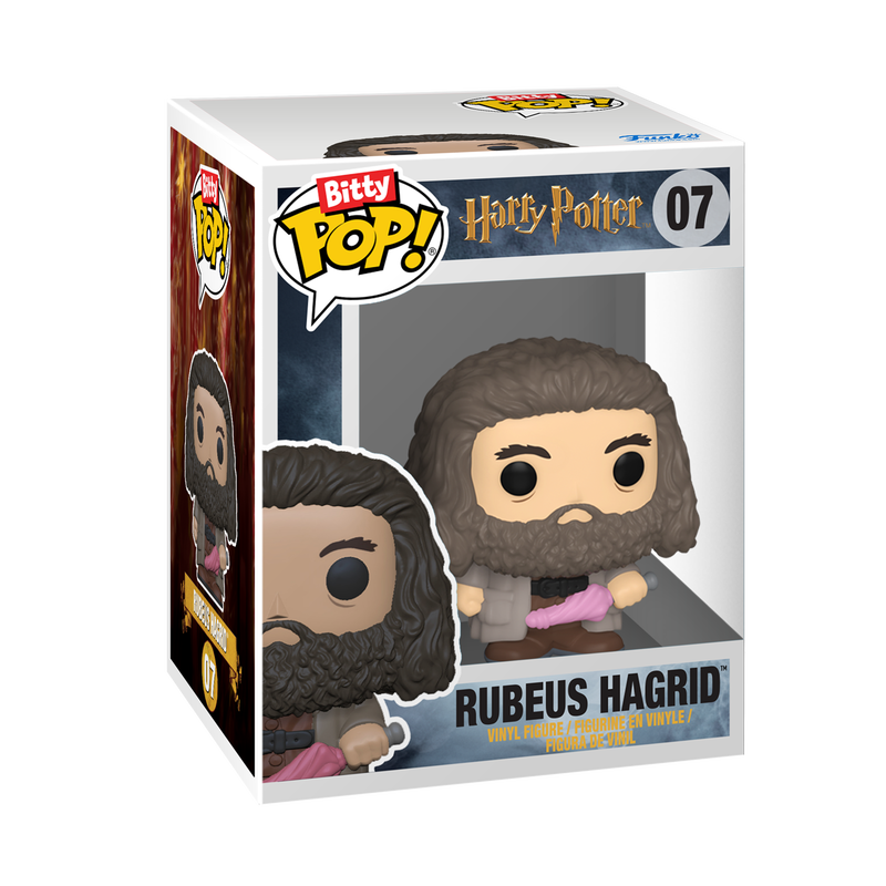 HARRY POTTER - POP FUNKO BITTY 2-PACK VINYL FIGURE - HAGRID & DOBBY 2CM - Immagine 2