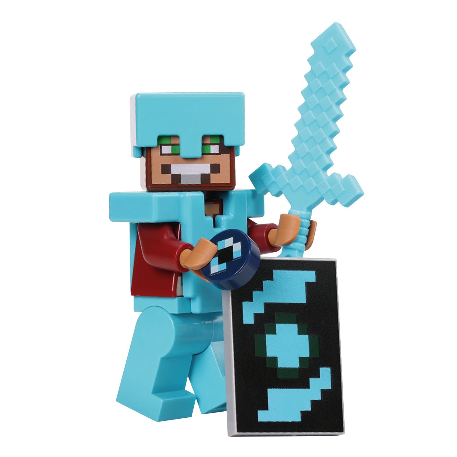 LEGO MINECRAFT N.17 - EROE + PERLA DI ENDER + SHULKER + LIMITED CARD LE14 CREEPER VS. SHADOW HOODIE - Immagine 4