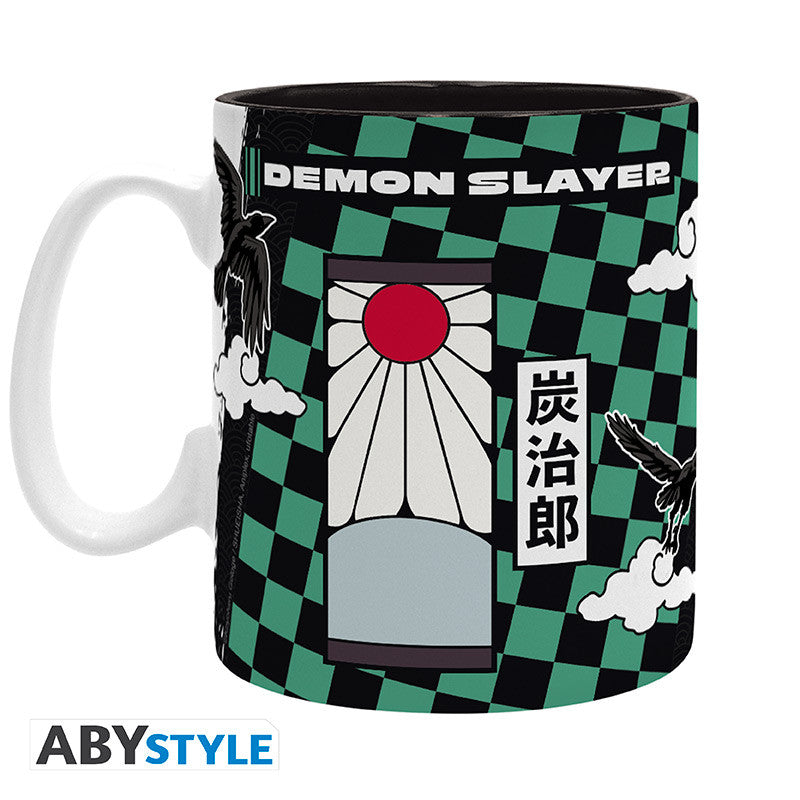 ABYMUGA610 - DEMON SLAYER - MUG 460 ML - TANJIRO BLACK & GREEN S2 - Immagine 2